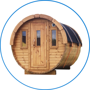 Sauna para 6 personas: 2.60 metros de largo y 2 metros de ancho, Imagen referencial